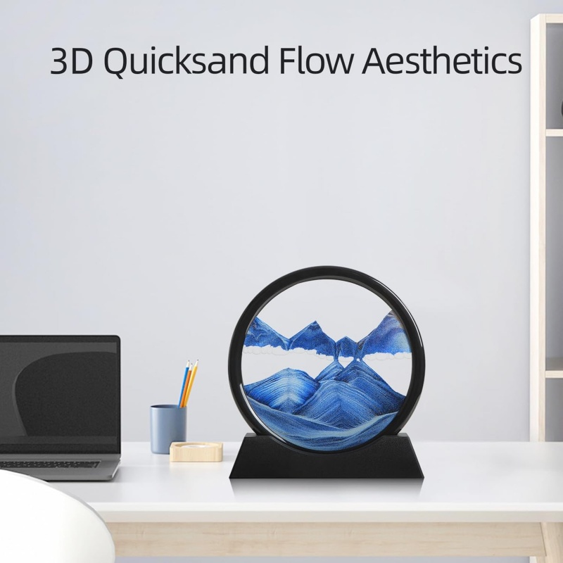 3D Hourglass Quicksand Moving  – Newton Cradle Large Bewertung und Preis