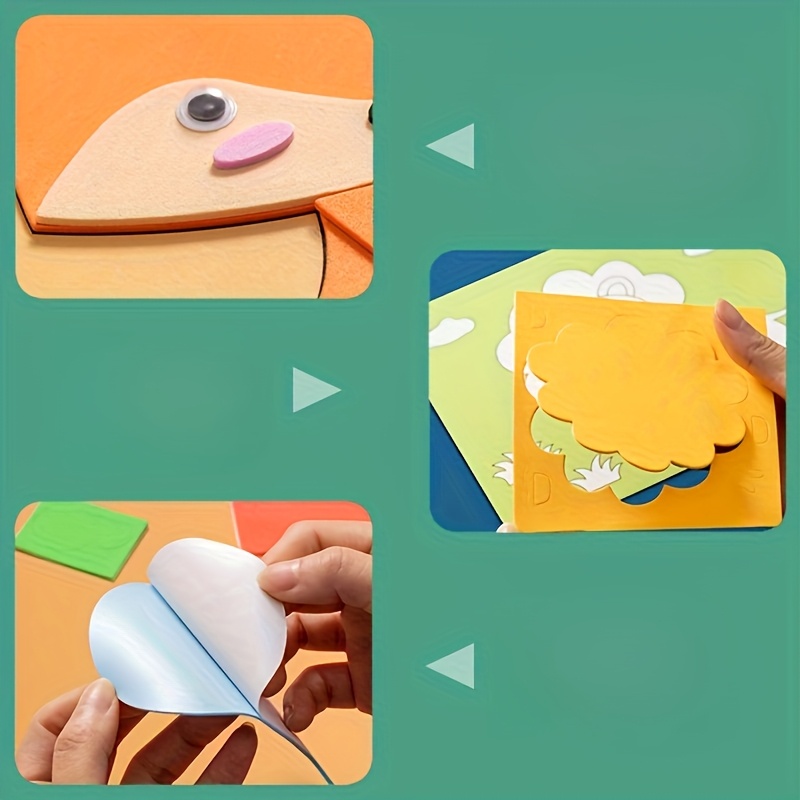 Children's 3D Stickers, 10 Ran – Science Toys Diy Bewertung und Preis