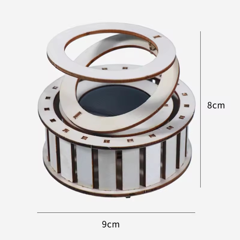 1 PCS DIY Solar Double Ring Ma – Science Toys Diy Bewertung und Preis