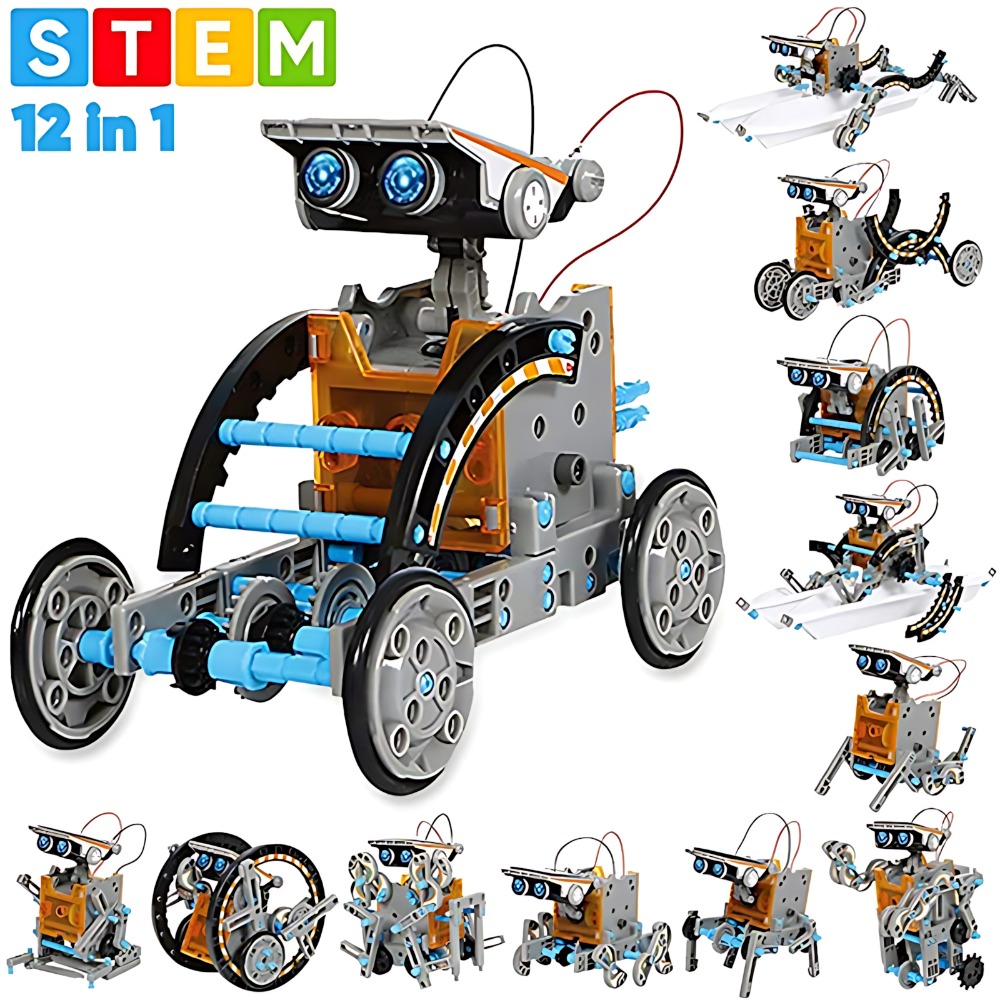 Solar Robot Building Blocks 12 – Science Toys Diy Bewertung und Preis