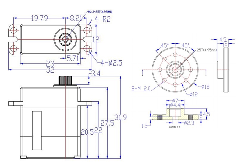 Feetech HLS3606M Constant Forc – Science Robotics Bewertung und Preis