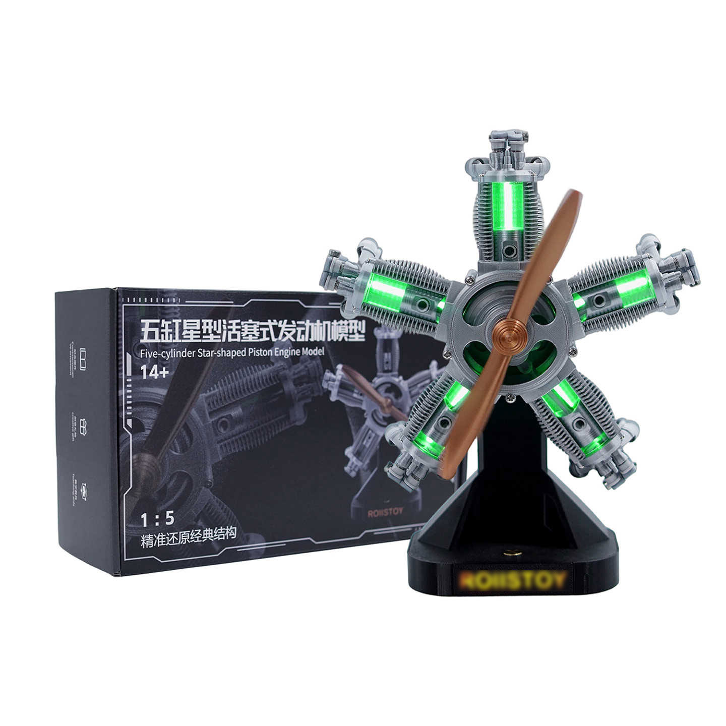 1:5 Scale 5-Cylinder 4-Stroke  – Science And Hobby Bewertung und Preis