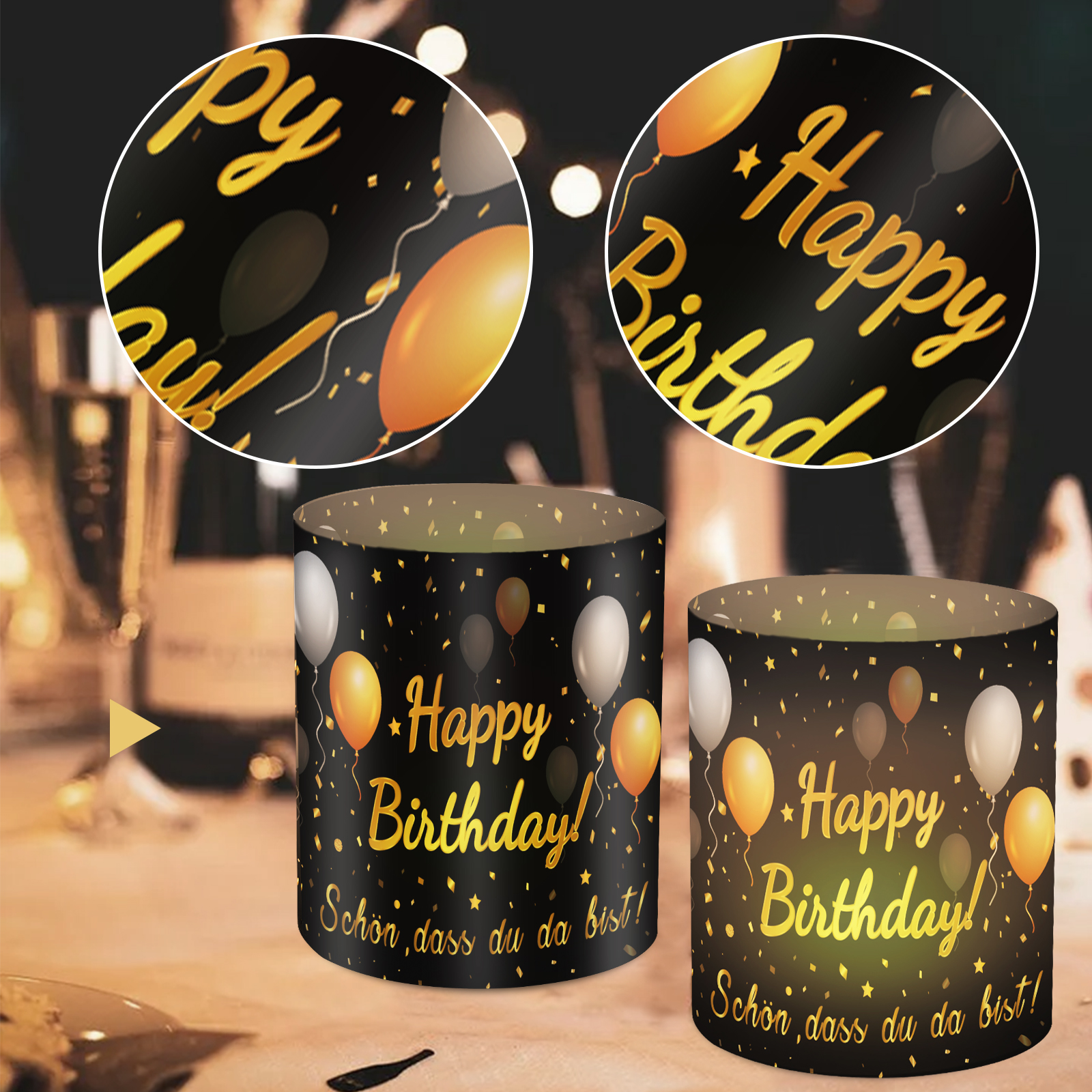 12pcs Happy Birthday Candle Ta – Science Of Happiness Bewertung und Preis