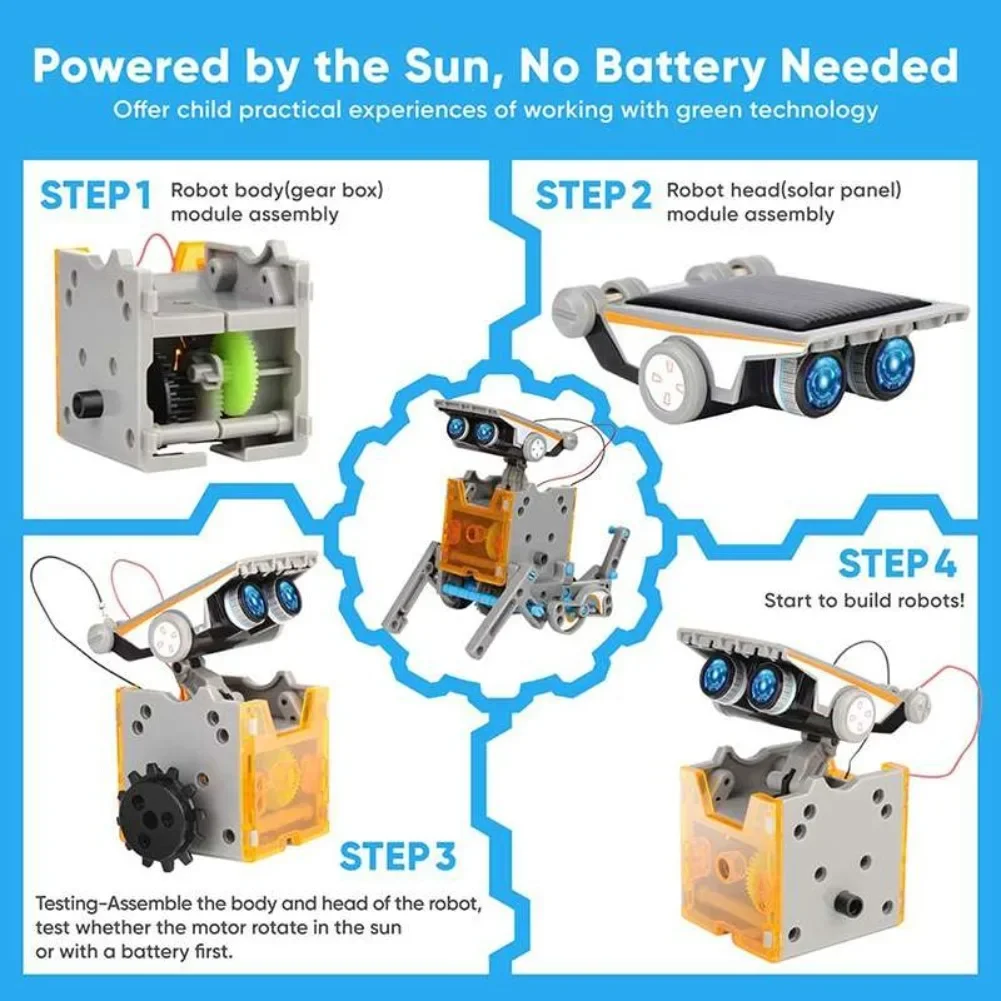 13 in 1 Solar Powered Robot Sc – Science Toys Diy Bewertung und Preis