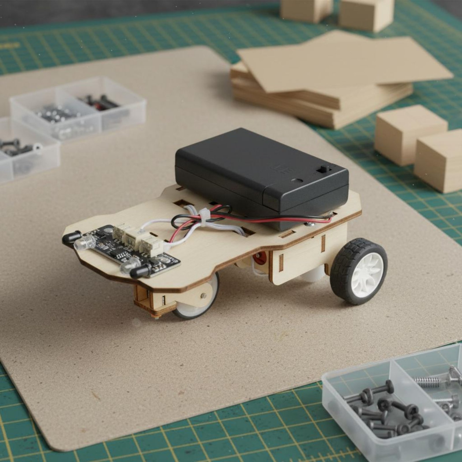 Wooden Intelligent Vehicle Kit – Science Robotics Bewertung und Preis